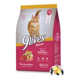 9 Lives Gato Adulto x 15 Kg -  Carnes