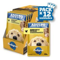 Caja Pouch Pedigree x 100 gr (12 Unidades) POLLO