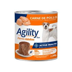Latas Agility Perro x 340grs Pollo