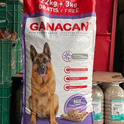 Ganacan Perro x 22 + 3 Kg GRATIS