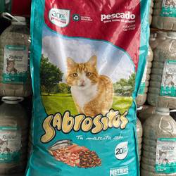 Sabrosito Gato Pescado x 20 kg