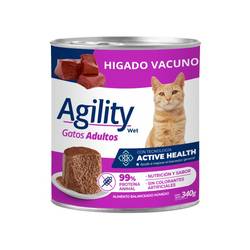 Latas Agility Gato x 340grs Higado