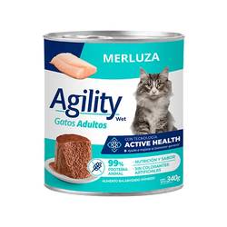 Latas Agility Gato x 340grs Merluza
