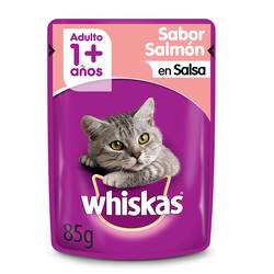 Pouch Whiskas x 85 gr Adulto Salmon
