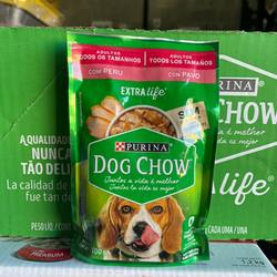 Caja Pouch Dog Chow x15unid x 100gr
