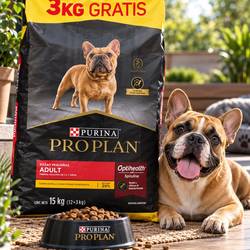 Pro Plan Adulto Razas Pequeñas x 12kg +3kg DE REGALO