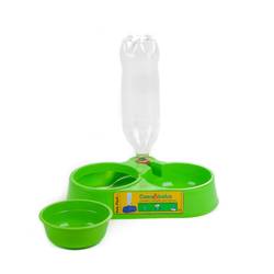 Comedero Doble C/ Bebedero a Rosca