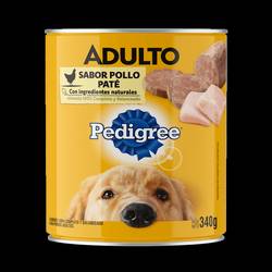 Latas Pedigree x 340 grs Adulto Pollo