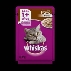 Pouch Whiskas x 85 gr Adulto Pavo